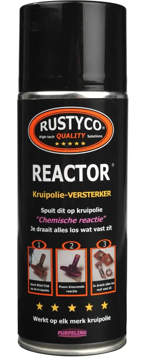 RUSTYCO REACTOR AéROSOL 400ML POUR UN ENLèVEMENT EFFICACE DE LA ROUILLE