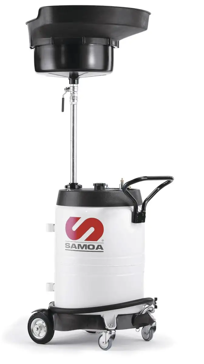 SAMOA 372400 BAC DE RéCUPéRATION D'HUILE MOBILE 100 LITRES AVEC VIDANGE SOUS PRESSION