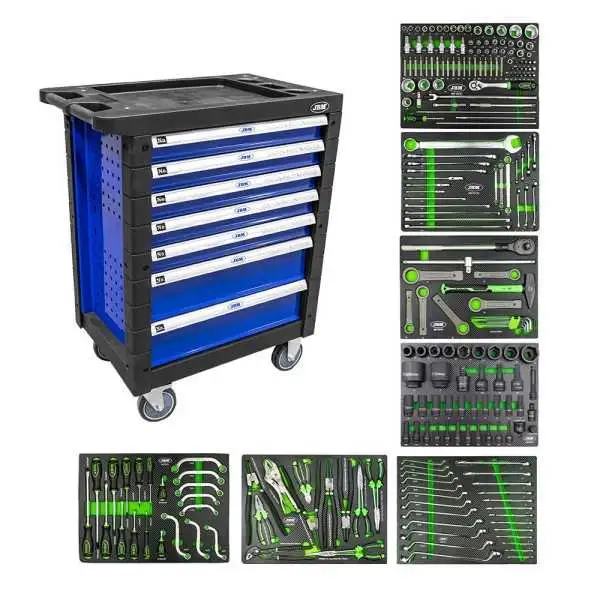SERVANTE À OUTILS 7 TIROIRS BLEU SPÉCIAL CAMIONS