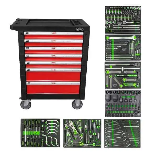 SERVANTE À OUTILS 7 TIROIRS ROUGE SPÉCIAL CAMIONS