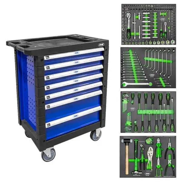 SERVANTE D OUTILS 7 TIROIRS - BLEU