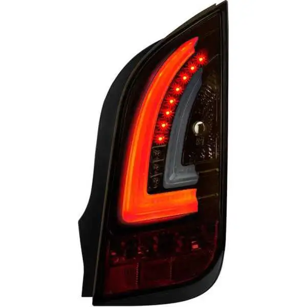Set de feux arrière à LED adaptés pour Volkswagen Up!  Skoda Citigo 2011  NoirFuméeOr