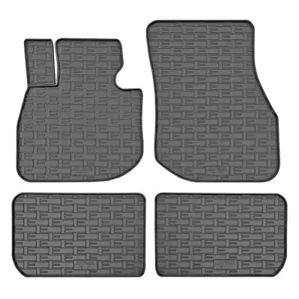 Set tapis de caoutchouc sur mesure pour BMW iX1 U11 2022 4pièces + points de fixage