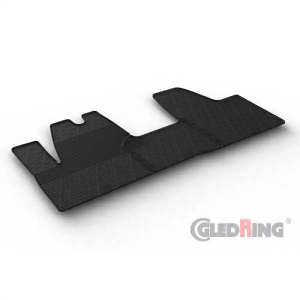Set tapis de caoutchouc sur mesure pour Maxus eDeliver 3 ev30 2020 G profil 3pièces + clips de montage