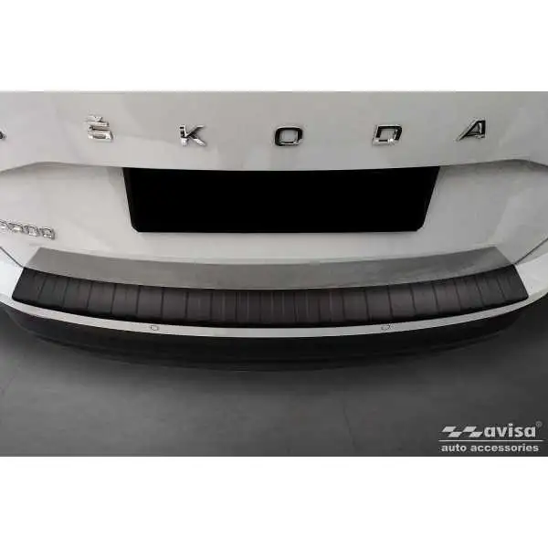 Seuil de coffre noir mat SKODA KAROQ FL2022 / Sportline FL 2022-