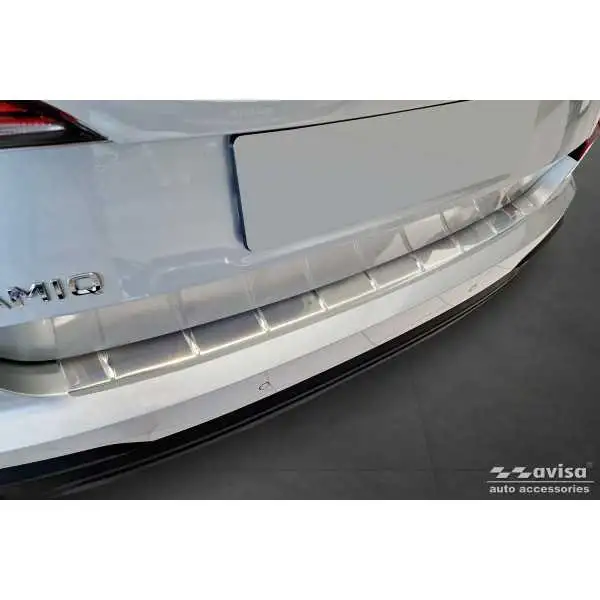 Seuil de coffre silver satine SKODA KAMIQ crossover FL 2024-