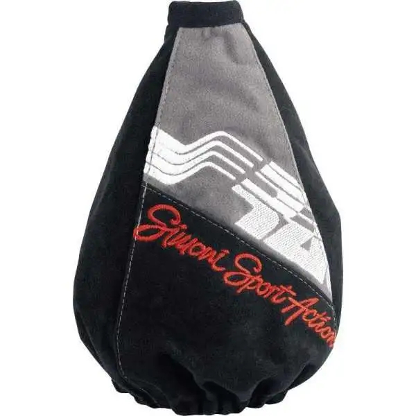 Simoni Racing Gear Shift Cover Sport Action  150x150mmØ190mm  Microfibre NoirGris