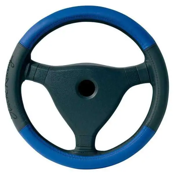 Simoni Racing Housse de volant Trophy 1  3739cm  EcoCuir BleuNoir