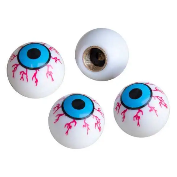 Simoni Racing Set bouchons de valve Shocking Eyes  BlancBleuRouge  4 pièces