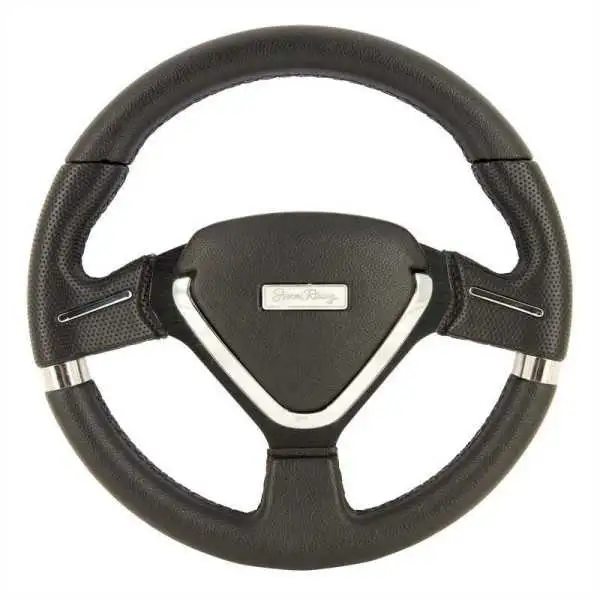 Simoni Racing Volant Sport Montecarlo 320mm  Cuir Noir