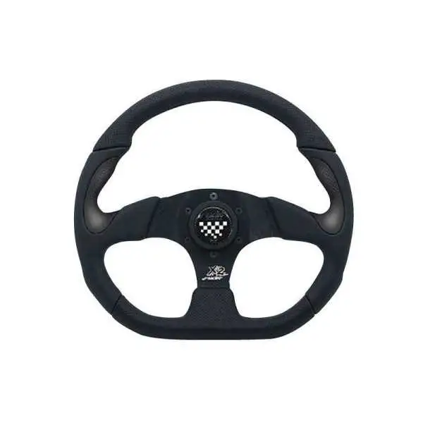 Simoni Racing Volant Sport X2 PolyPelle Formula 330mm  Noir