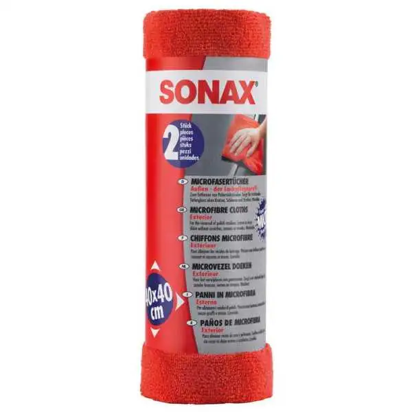 Sonax 416.241 Chiffon microfibre extérieur 2pcs