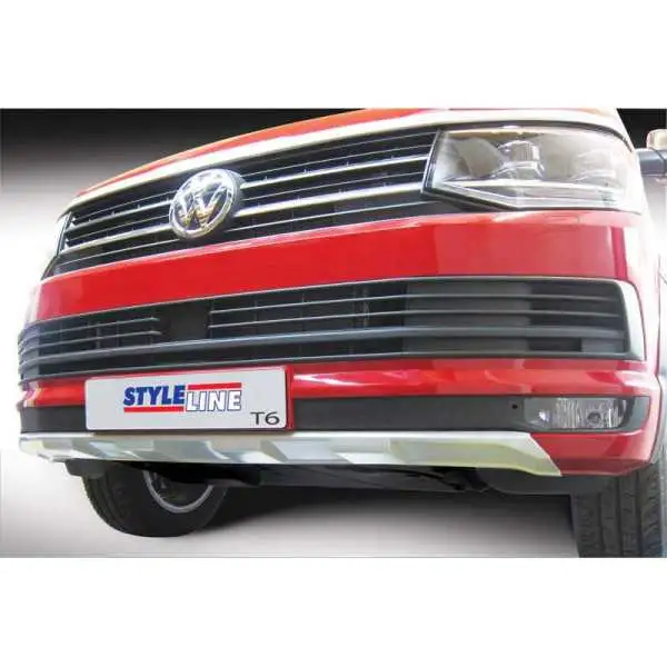Spoiler avant RGM SkidPlate pour Volkswagen Transporter T6 2015 Argent