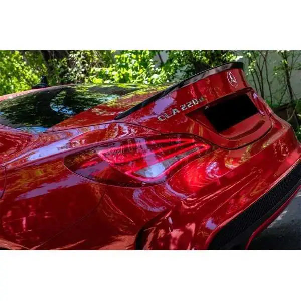 Becquet de couvercle de coffre sur mesure pour Mercedes CLA C117 W117 2013-2018 noir brillant
