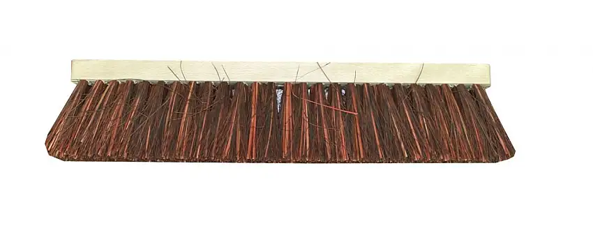 BALAI EN BOIS 60 CM AVEC POILS RéSISTANTS POUR USAGE EXTéRIEUR