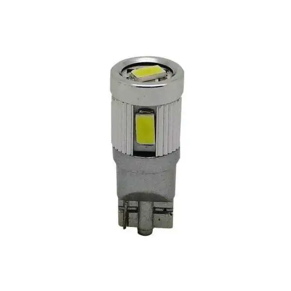 T10 Lampes 5Q Hyper LED 5W12V Blanc 6000K lot de 2 pièces Samsung 5630 LED