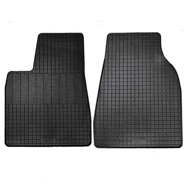 Tapis en caoutchouc adaptés pour Tesla Model X 2016 2 pièces  système de montage