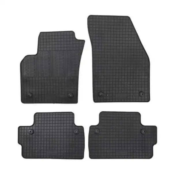 Tapis en caoutchouc adaptés pour Volvo C30 20062013 4 pièces  système de montage
