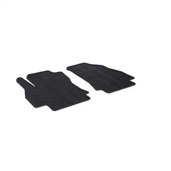 Tapis en caoutchouc pour Citroen Nemo  Peugeot Bipper  Fiat Fiorino 2008 profil TK 2 pièces