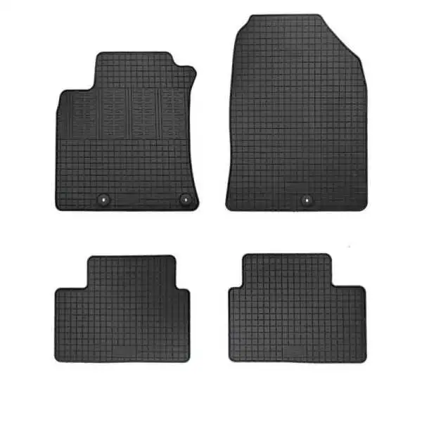 Tapis en caoutchouc pour Hyundai Ioniq AE 20162019 4 pièces  système de montage