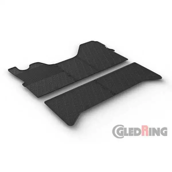 Tapis en caoutchouc pour Iveco Daily HD Double Cab 2014 profil G 5 pièces
