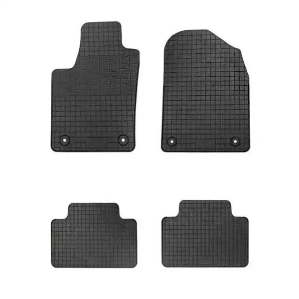 Tapis en caoutchouc pour Jeep Grand Cherokee WK2 2017 4 pièces  système de montage