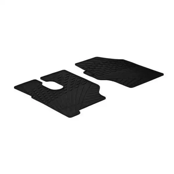 Tapis en caoutchouc pour Mercedes Actros 2003 profil TK 2 pièces