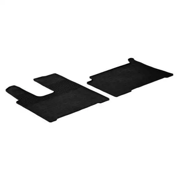 Tapis en caoutchouc pour Mercedes Actros 2012 profil G 2 pièces