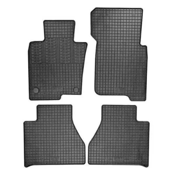Tapis en caoutchouc pour Mercedes Classe X W470 20172020 4 pièces + système de montage