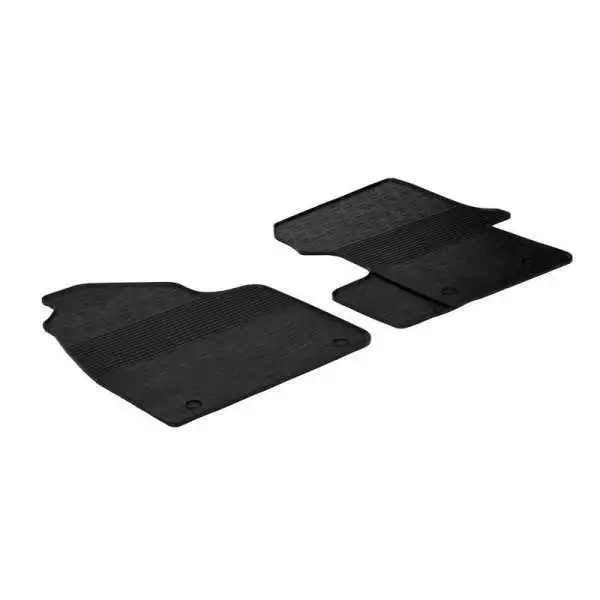 Tapis en caoutchouc pour Mercedes Sprinter  Volkswagen Crafter 20062017 profil G 2 pièces