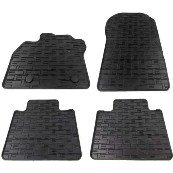 Tapis en caoutchouc pour Renault Zoe 20122018  2019 4 pièces  système de montage