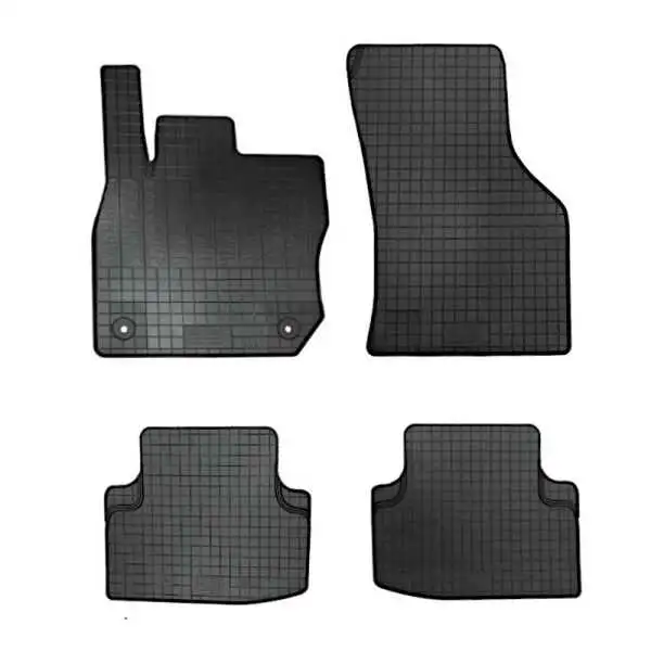 Tapis en caoutchouc pour Seat Leon IV HB 5 portes 2020 4 pièces  système de montage
