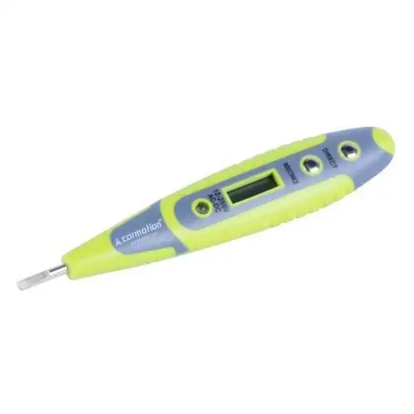 Testeur de tension DC AC avec LCD, 12-250V