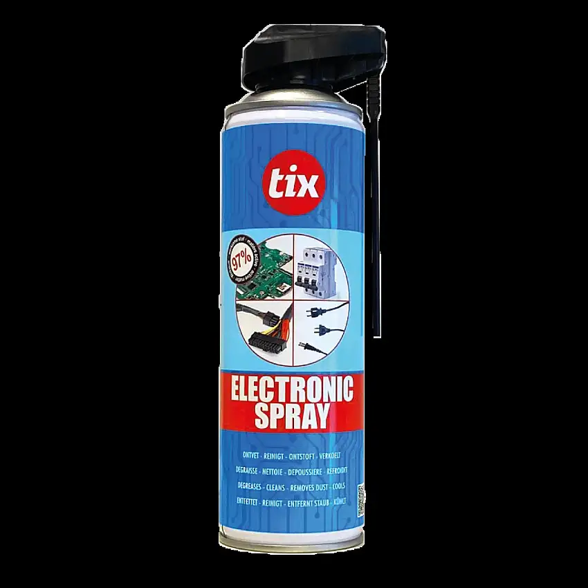 TIX ELECTRONIC 250ML NETTOYANT PUISSANT POUR COMPOSANTS éLECTRONIQUES