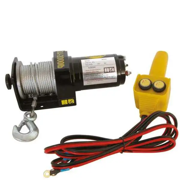 Treuil parechocs électrique 1000kg 12V 15 mètres