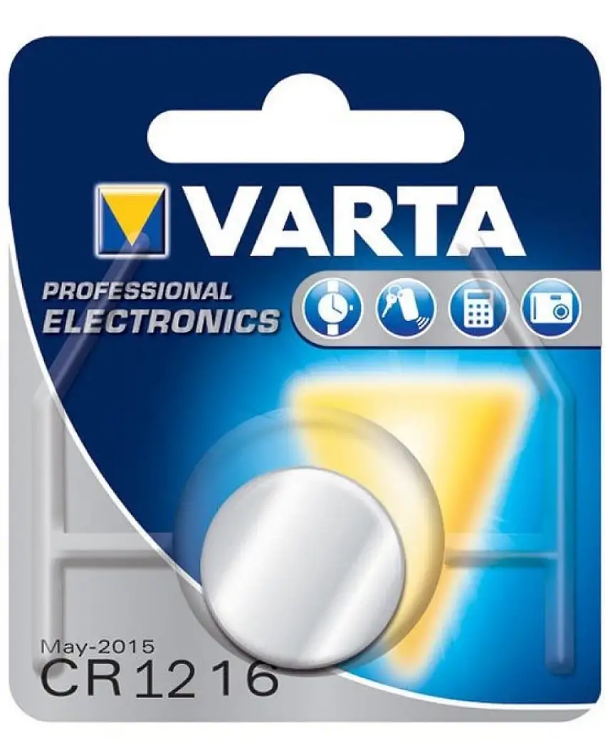 VARTA PRO PILE BOUTON LITHIUM 3V CR1216 BLISTER 1 PIèCE