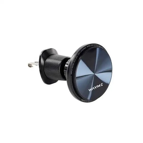 WAYME Support magnétique pour grille d'aération voiture avec chargeur inductif 15 W