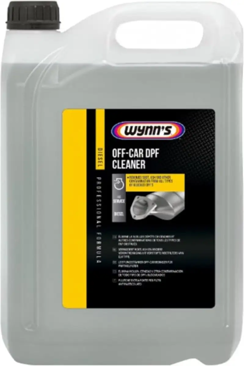 WYNNS 18985 OFF-CAR DPF CLEANER 5L POUR UN NETTOYAGE EN PROFONDEUR DU FILTRE à PARTICULES
