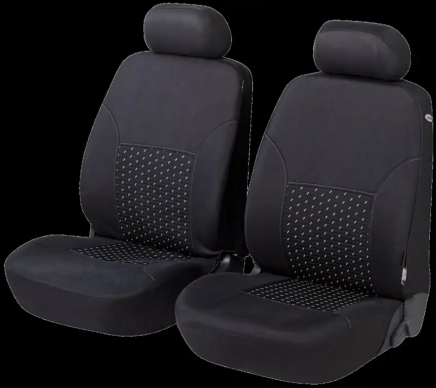 WALSER DOTSPOT HOUSSE DE SIèGE AVANT NOIRE COMPATIBLE AVEC AIRBAG LATéRAL
