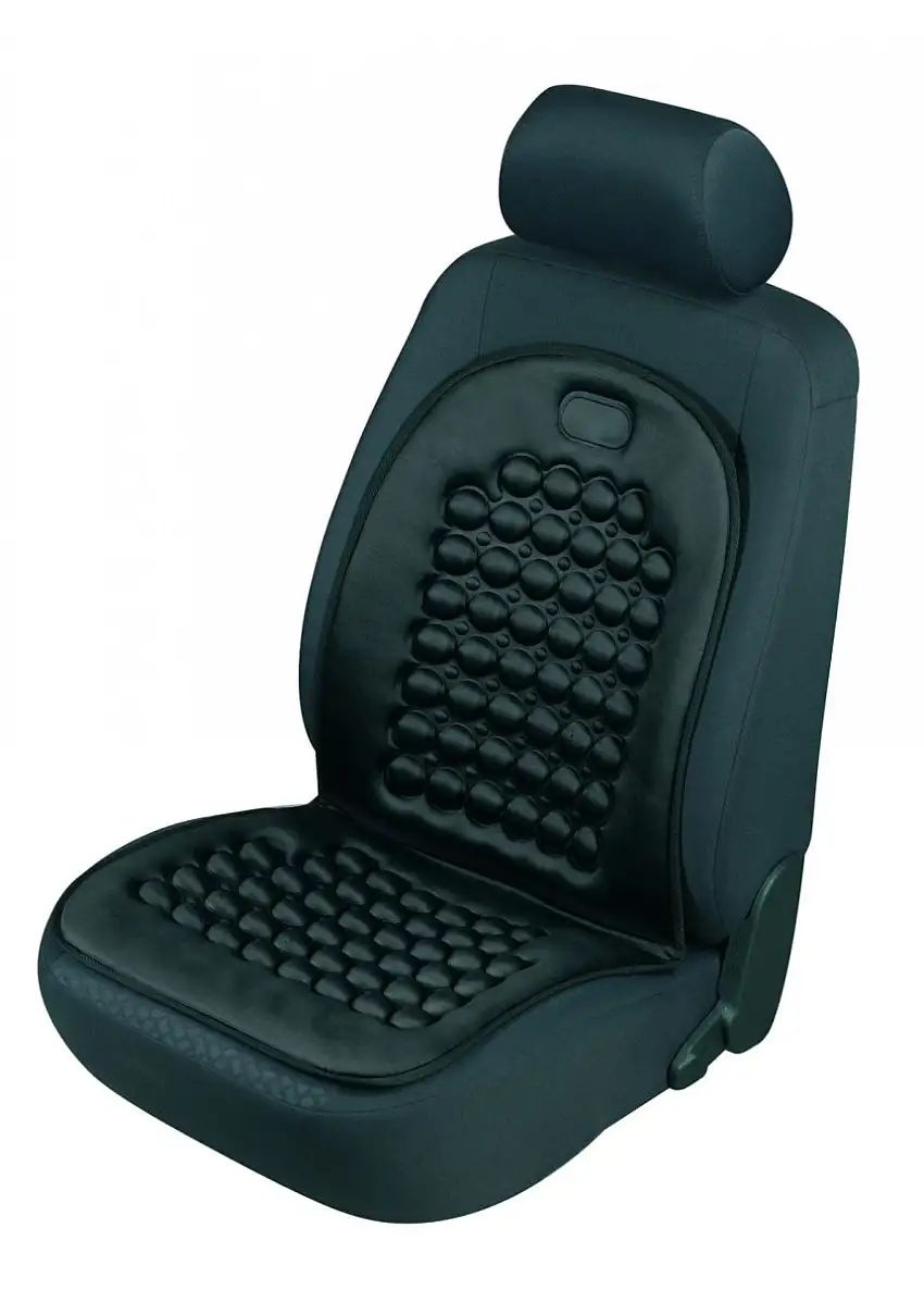 COUSSIN DE SIèGE WALSER à PICOTS NOIR POUR MASSAGE ET CONFORT